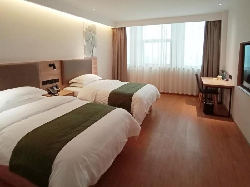 Greentree Inn Jiujiang Railway Station Business Hotel Exterior foto